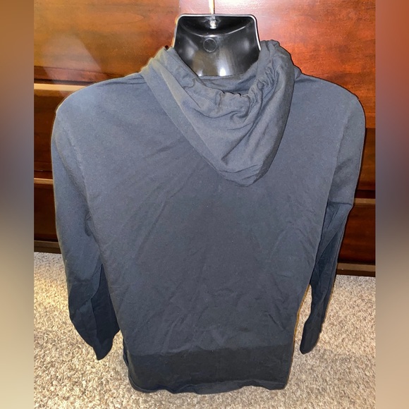 Polo Ralph Lauren Classic Fit Black Hoodie Shirt Lightweight Size Medium - Picture 4 of 7